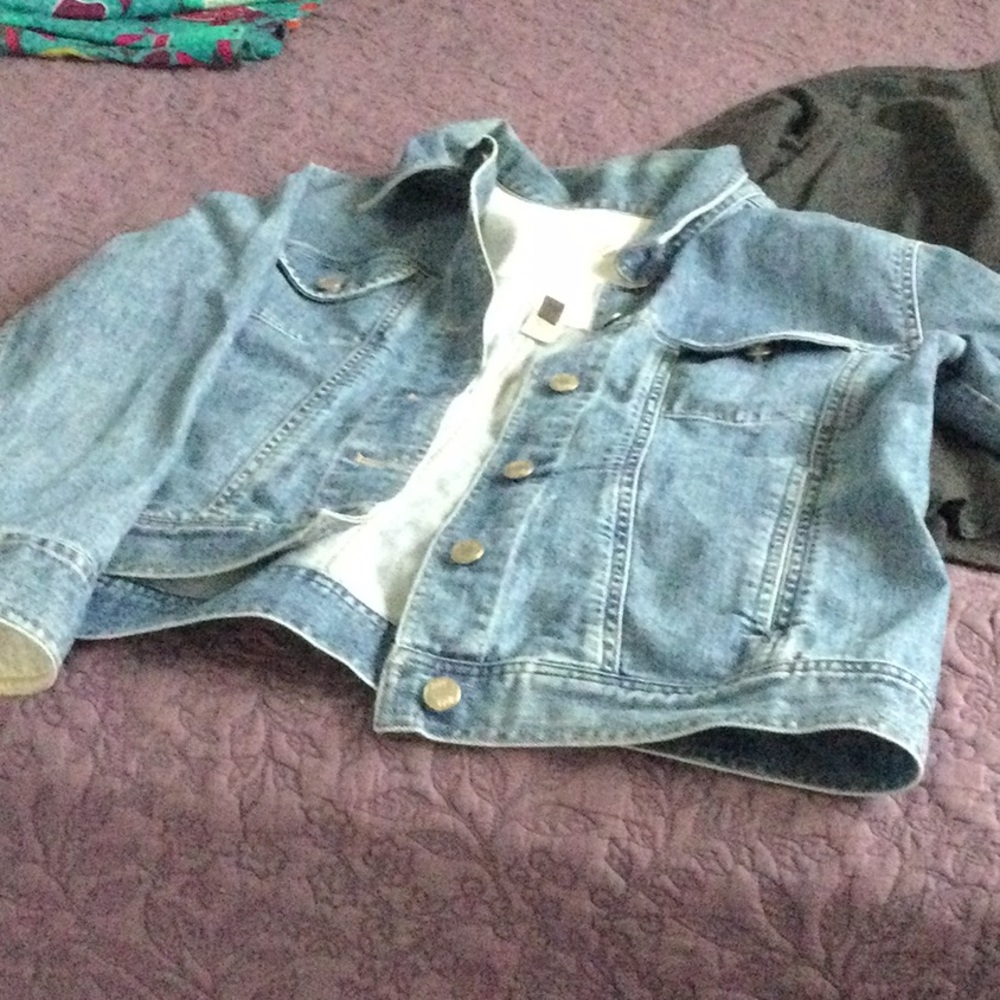 J Jill Jean jacket and sweater
